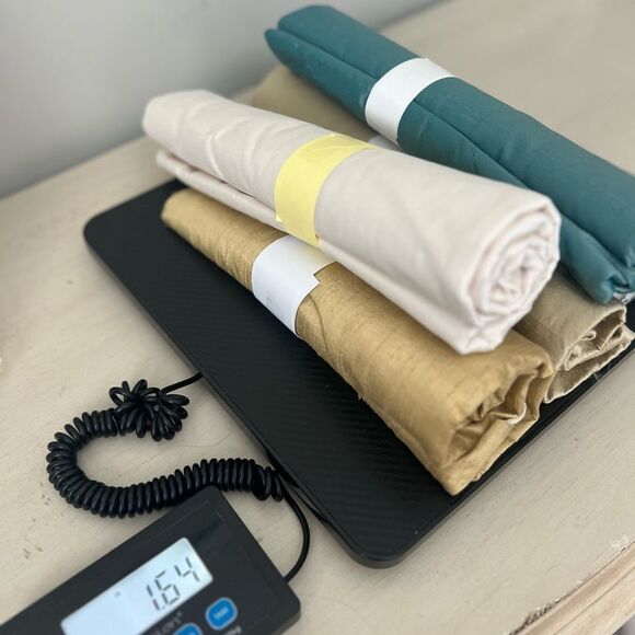 Raw Silk Fabric Remnants 1/2 - 3/4 yard cuts, Gold, Ivory, Silver, Turquoise - Picture 14 of 14